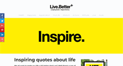 Desktop Screenshot of inspirational-quotes-about-life.net